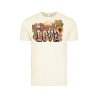 Vintage Arctic love horse western floral Vintage Tee - NancyCooperArtShop