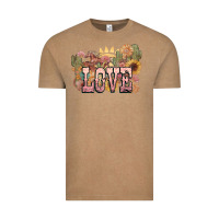 Vintage Coffee love horse western floral Vintage Tee - NancyCooperArtShop