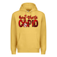 Antique Gold Hey there Cupid Valentine's Day Premium Hoodie - HowdyJamesFarm