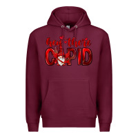 Burgundy Hey there Cupid Valentine's Day Premium Hoodie - HowdyJamesFarm