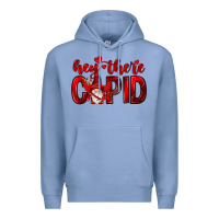 Colony Blue Hey there Cupid Valentine's Day Premium Hoodie - HowdyJamesFarm