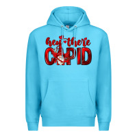 Ocean Blue Hey there Cupid Valentine's Day Premium Hoodie - HowdyJamesFarm