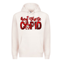 Pale Pink Hey there Cupid Valentine's Day Premium Hoodie - HowdyJamesFarm