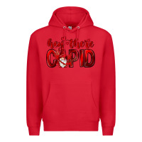 Red Hey there Cupid Valentine's Day Premium Hoodie - HowdyJamesFarm