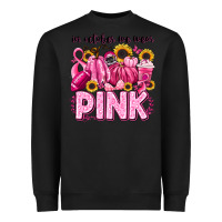 Black in october we wear pink football Heavyweight Sweatshirt - LillyAllenDesigns