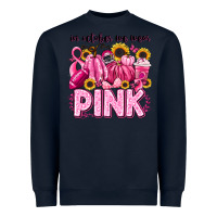 Navy in october we wear pink football Heavyweight Sweatshirt - LillyAllenDesigns