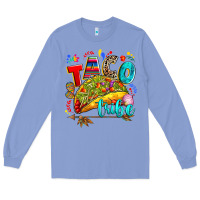 Colony Blue taco tribe Long Sleeve Tee - RanaPortraitStore