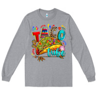 Heather Grey taco tribe Long Sleeve Tee - RanaPortraitStore