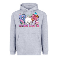 Heather Grey Happy Easter Dental Easter Day Heavyweight Hoodie - CowGirlArtShop