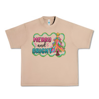 Burro merry and bright christmas tree Urban Heavy Tee - MaliasSmallBusiness