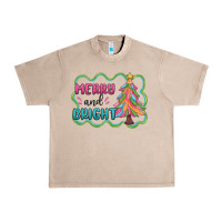 French Oak merry and bright christmas tree Urban Heavy Tee - MaliasSmallBusiness