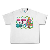 Lunar Rock merry and bright christmas tree Urban Heavy Tee - MaliasSmallBusiness