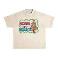 Sandshell merry and bright christmas tree Urban Heavy Tee - MaliasSmallBusiness