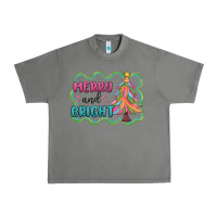 Tornado merry and bright christmas tree Urban Heavy Tee - MaliasSmallBusiness