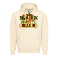 Sandshell Pumpkin season Zipper Hoodie - NancyCooperArtShop