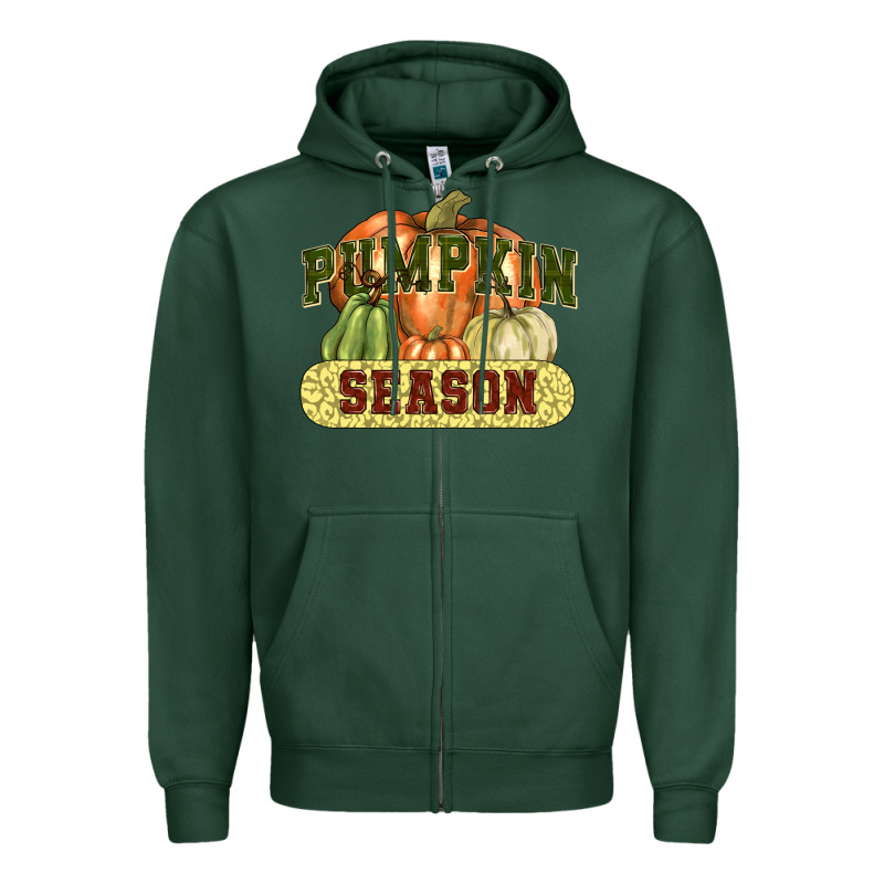 Pumpkin Season Zipper Hoodie by NancyCooperArtShop | Teevron