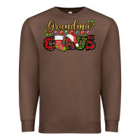 Chestnut Grandma claus with christmas gift sock mother's Premium Sweatshirt - HowdyJamesFarm