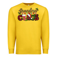 Lemon Grandma claus with christmas gift sock mother's Premium Sweatshirt - HowdyJamesFarm