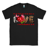 Black let all that you do be done in love i corinthians Classic Tee - NancyCooperArtShop