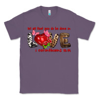 Lavender let all that you do be done in love i corinthians Classic Tee - NancyCooperArtShop