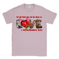Lilac let all that you do be done in love i corinthians Classic Tee - NancyCooperArtShop