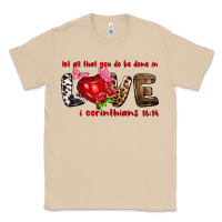 Mushroom let all that you do be done in love i corinthians Classic Tee - NancyCooperArtShop