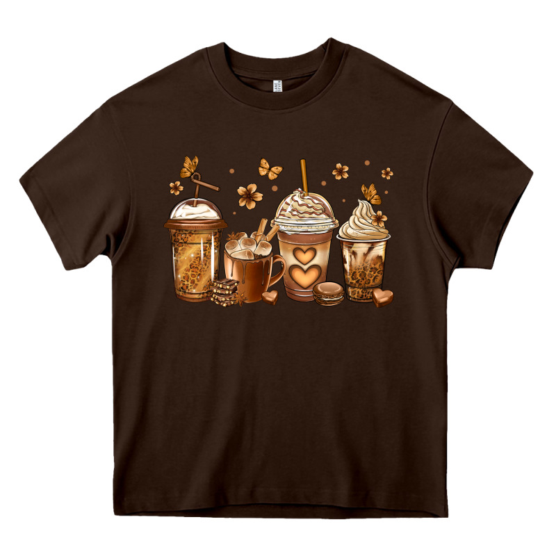 Melanin Afro Coffee Cups Heavy Core Tee by Jasminsmagicworld | Teevron