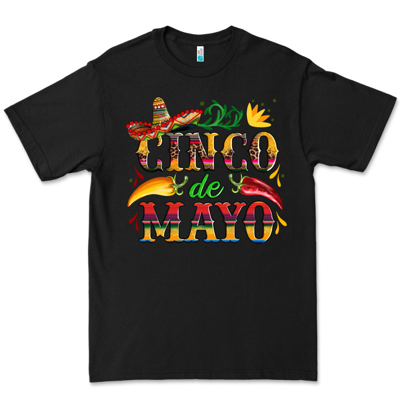 Cinco De Mayo With Pepper And Sombrero Premium Tee by Artiststas | Teevron