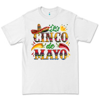 White cinco de mayo with pepper and sombrero Premium Tee - Artiststas