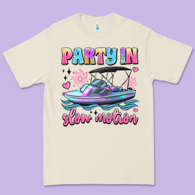 Party In Slow Motion Premium Tee Designed By Jahusdesignshop