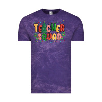 Cloud Purple teacher squad Vintage Tee - MaliasSmallBusiness