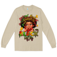 Mushroom empowering black heritage Long Sleeve Tee - LillyAllenDesigns