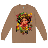 Toasted Coconut empowering black heritage Long Sleeve Tee - LillyAllenDesigns