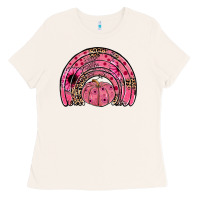 Bone pumpkin ribbon rainbow Ladies Tee - JahusDesignShop