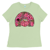 Matcha pumpkin ribbon rainbow Ladies Tee - JahusDesignShop