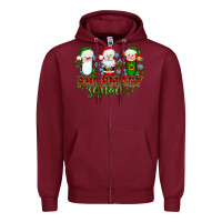 Burgundy pharmacy squad Zipper Hoodie - texasbilliewilder