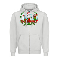 Dove Grey pharmacy squad Zipper Hoodie - texasbilliewilder