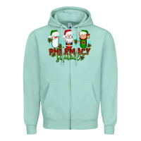 Seafoam pharmacy squad Zipper Hoodie - texasbilliewilder