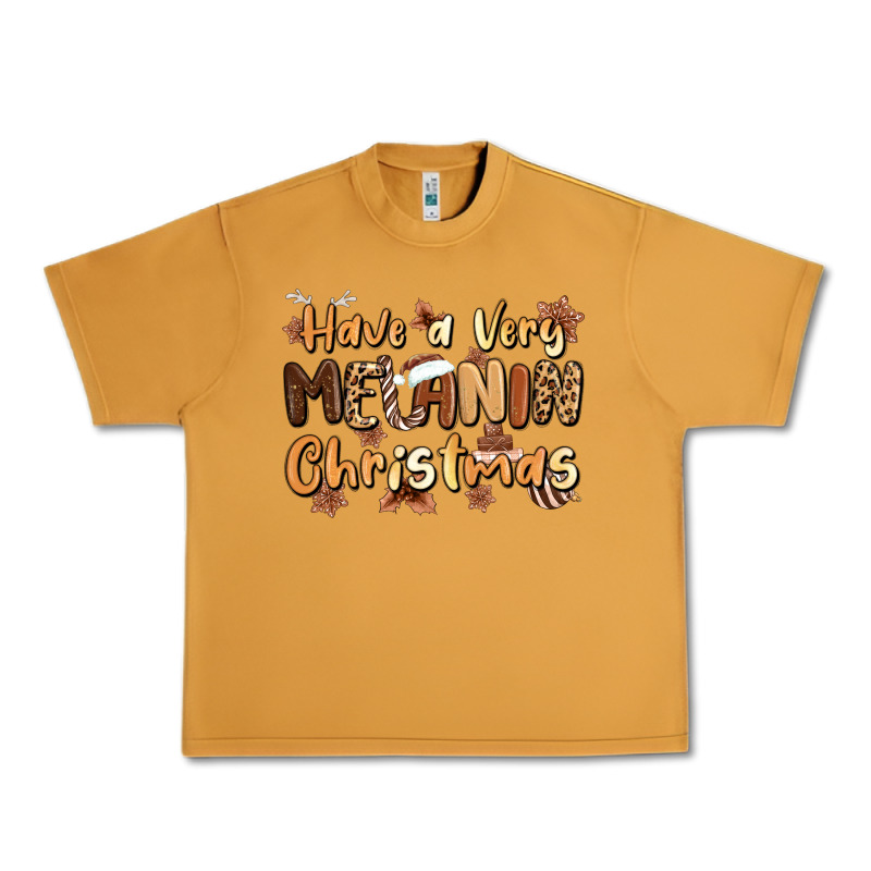 Have A Very Melanin Christmas Urban Heavy Tee by MaliasSmallBusiness | Teevron