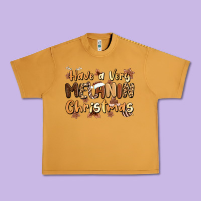 Have A Very Melanin Christmas Urban Heavy Tee Designed By Maliassmallbusiness