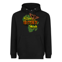 Black Black History Month Heavyweight Hoodie - HowdyJamesFarm