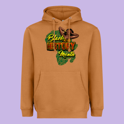 Black History Month Heavyweight Hoodie Designed By Howdyjamesfarm