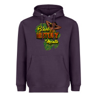 Plum Black History Month Heavyweight Hoodie - HowdyJamesFarm