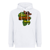 White Black History Month Heavyweight Hoodie - HowdyJamesFarm