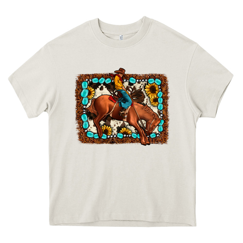 Rodeo Cowboy Heavy Core Tee by JahusDesignShop | Teevron