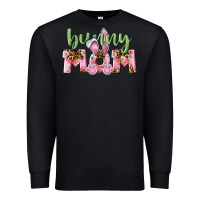 Black Happy Easter Bunny Mom Premium Sweatshirt - CowGirlArtShop