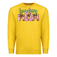 Lemon Happy Easter Bunny Mom Premium Sweatshirt - CowGirlArtShop