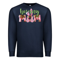 Navy Happy Easter Bunny Mom Premium Sweatshirt - CowGirlArtShop