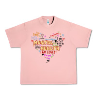 Salmon mental health matters Urban Heavy Tee - JahusDesignShop