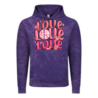 Cloud Purple love love love valentines day Vintage Hoodie - MaliasSmallBusiness